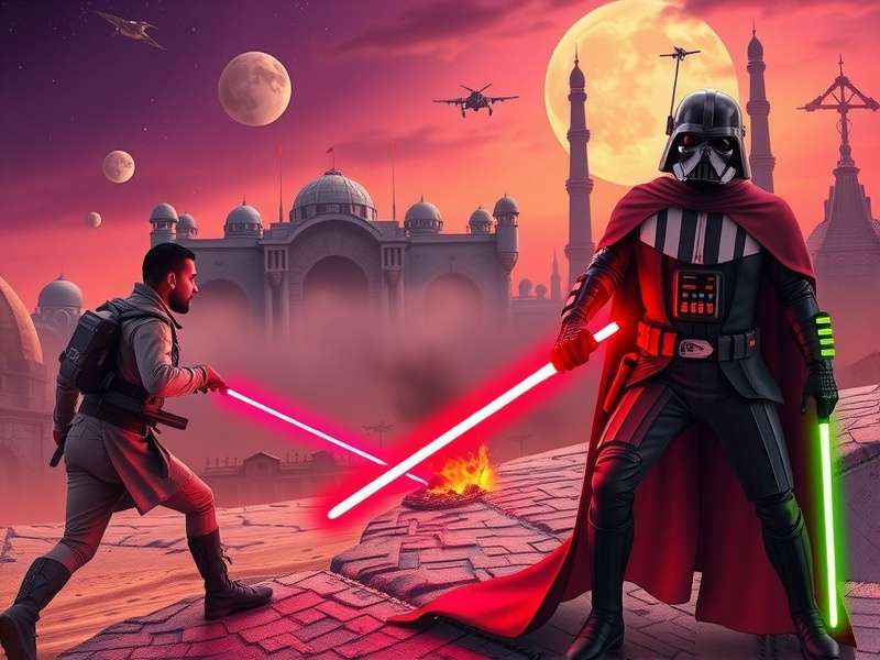 Advanced combat strategy infographic showing lightsaber form combinations