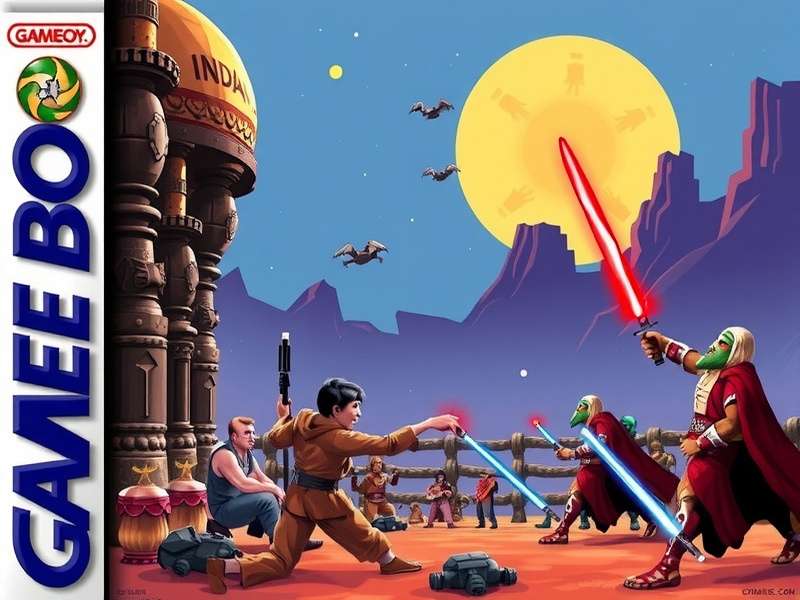 Complete collection of Star Wars GameBoy Advance cartridges