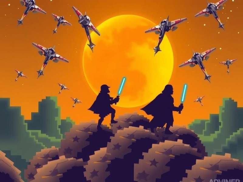 Jedi Power Battles gameplay screenshot on GameBoy Advance