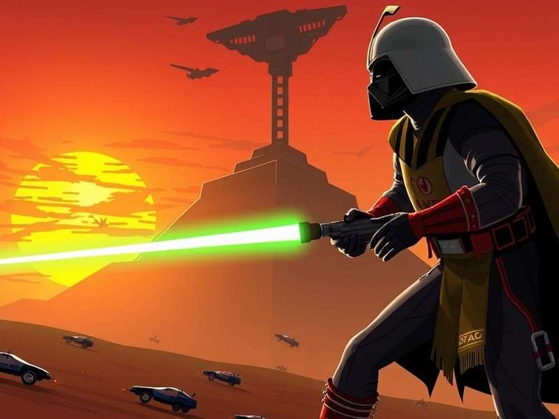 Collection of Star Wars games on Xbox console