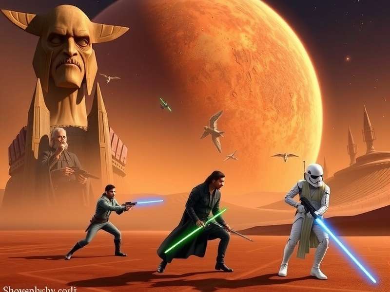 A gamer playing a Star Wars game on a high-end PC setup