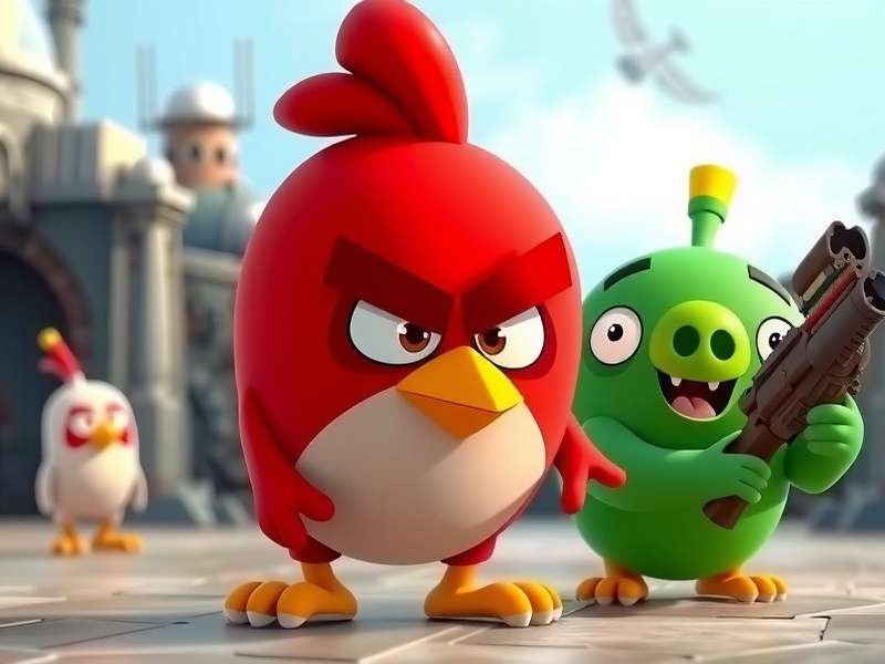 Yellow Bird as Han Solo in classic pose