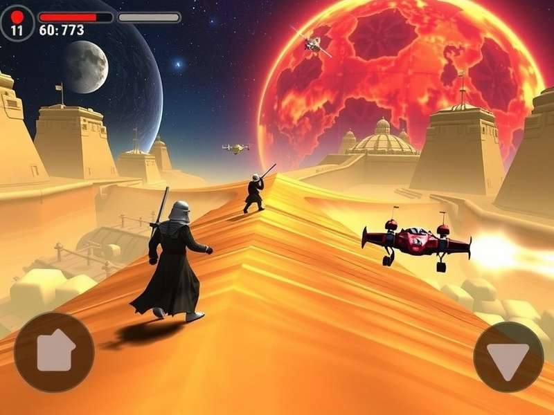 Star Wars Galaxy of Heroes game screenshot with characters