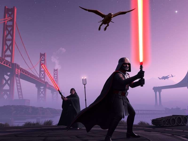 Star Wars PS5 gaming setup with lightsaber