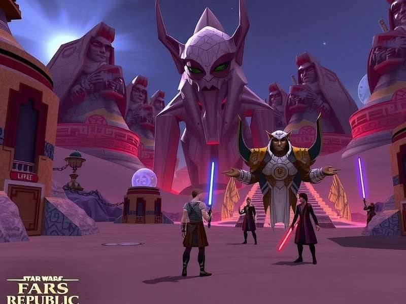 Artistic depiction of Old Republic era Jedi and Sith conflict