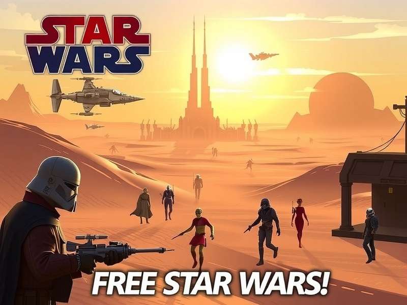 A person playing a Star Wars themed game on a laptop browser