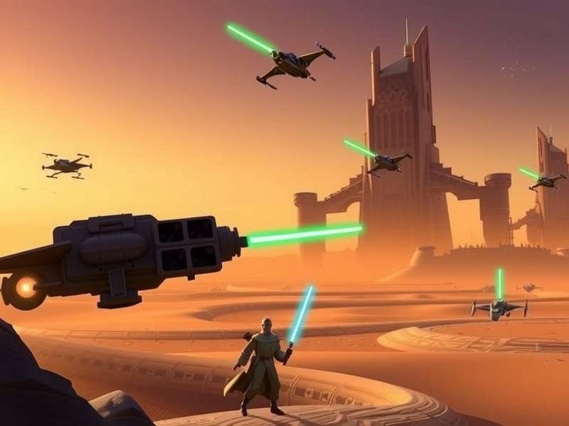 Collage of the best Star Wars video games