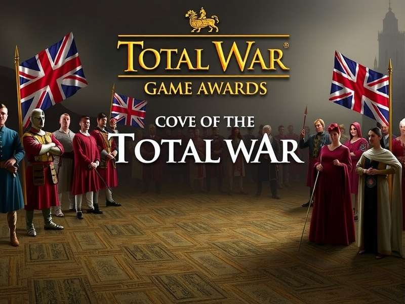 Total War Game Awards ceremony stage with Star Wars themed decorations