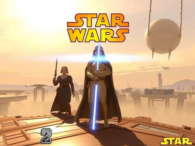 Star Wars gaming setup with lights and Steam interface