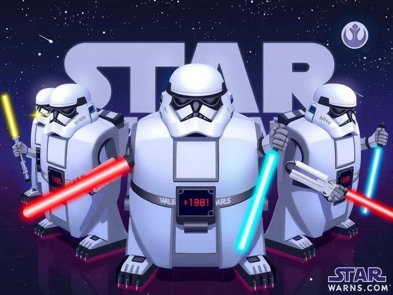 A collection of Star Wars video game boxes and consoles through the ages