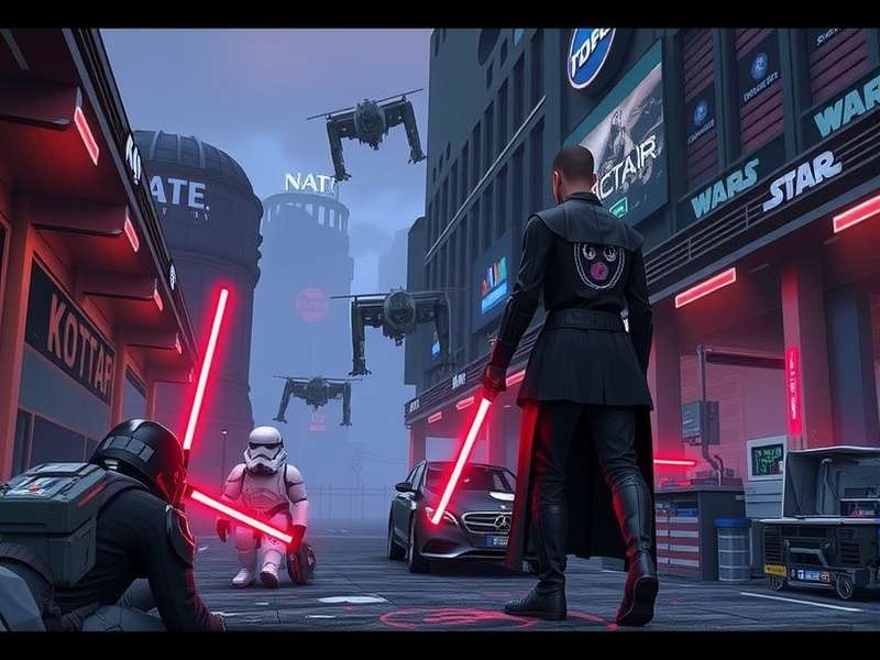 Concept art for Star Wars: Knights of the Old Republic Remake showing a modernized Darth Revan