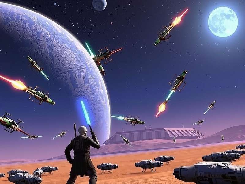 Star Wars Game merchandise advertisement