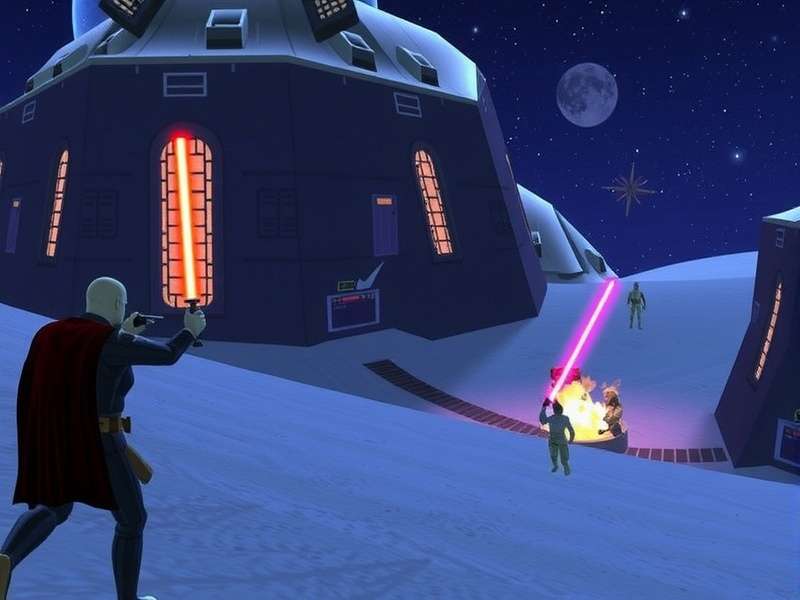 Star Wars: Knights of the Old Republic gameplay scene