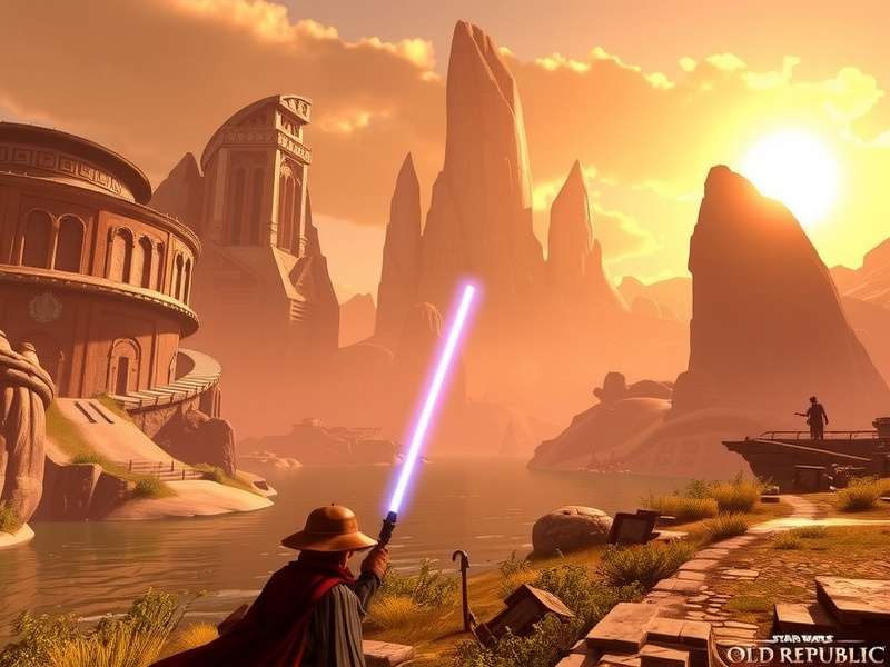 Star Wars The Old Republic – epic battle between Jedi and Sith