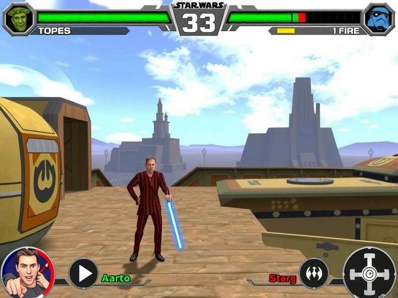 Star Wars Video Game Encyclopedia – A collage of iconic Star Wars gaming moments, from classic arcade to modern open-world titles.