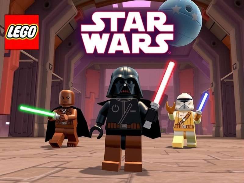 Lego Star Wars next game 2025 concept art featuring Lego Jedi and iconic ships