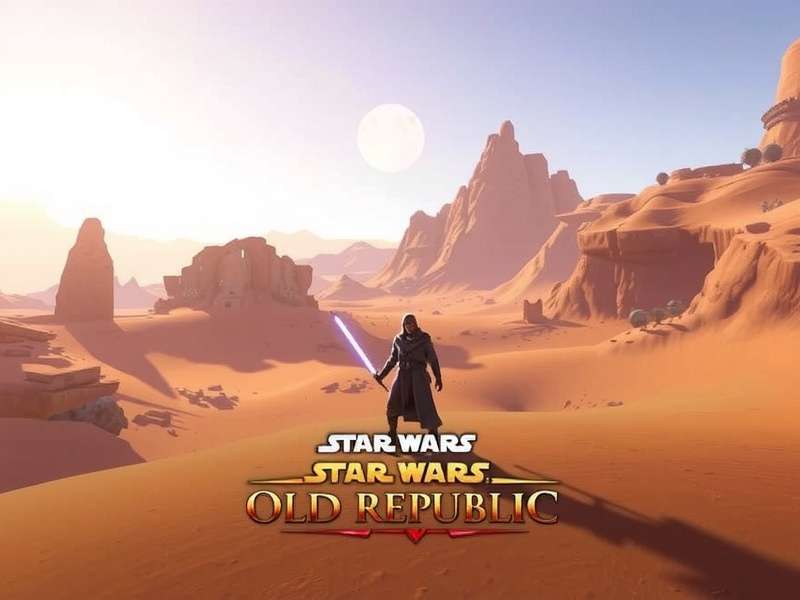 Star Wars Old Republic — epic sci-fi MMO banner with Jedi and Sith