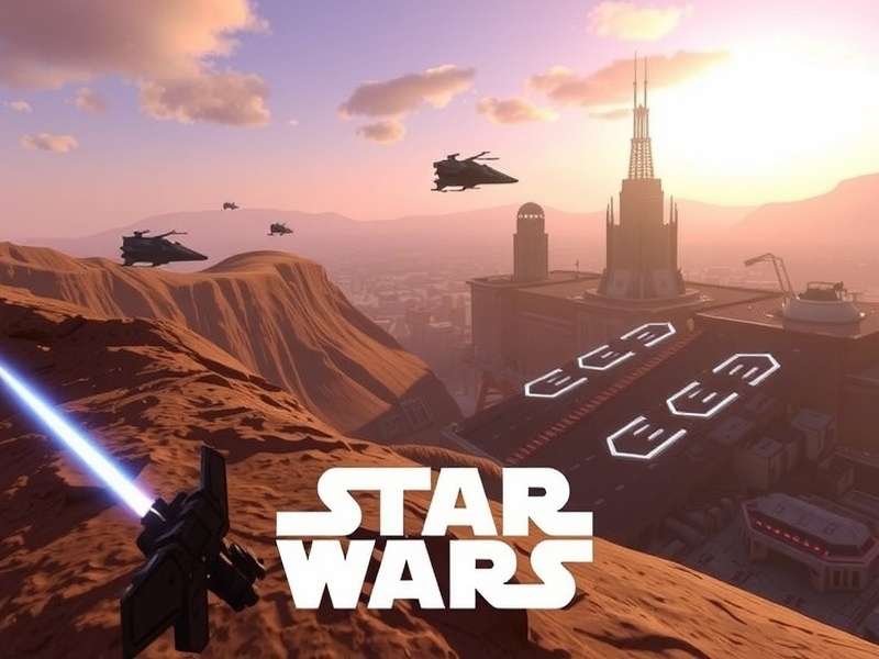 Star Wars Game Pc Online gameplay screenshot showing a lightsaber duel on a space station